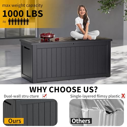 270 Gallon Outdoor Storage Box Waterproof