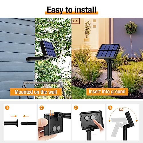 12 Pack Solar String Lights Outdoor (8 Count)