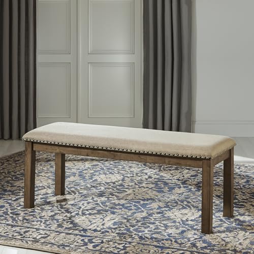 Moriville Wood Upholstered Dining Bench