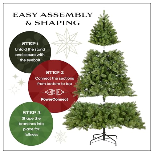 12ft Pre Lit Dunhill Fir Artificial Christmas Tree