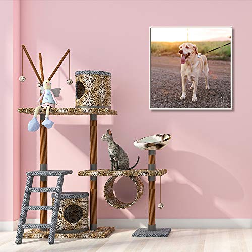 Custom Framed Canvas Prints with Your Photo for Pets