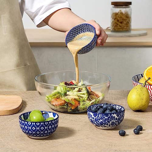 Ceramic 4 OZ Dipping Bowls Set (6 Count)