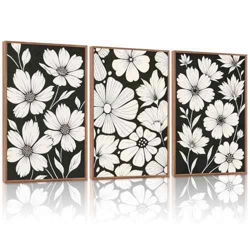 Vintage Floral Wall Art Canvas