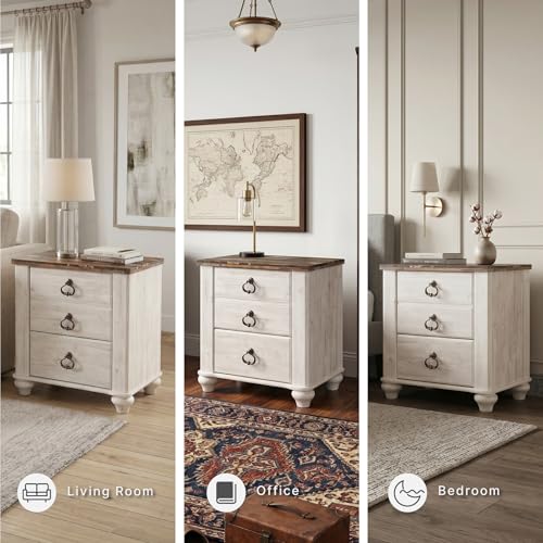 Willowton 2 Drawer Nightstand
