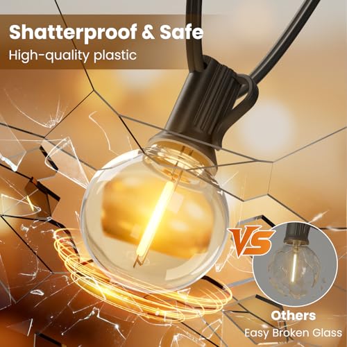 150 FT Outdoor String Lights (150 Foot)