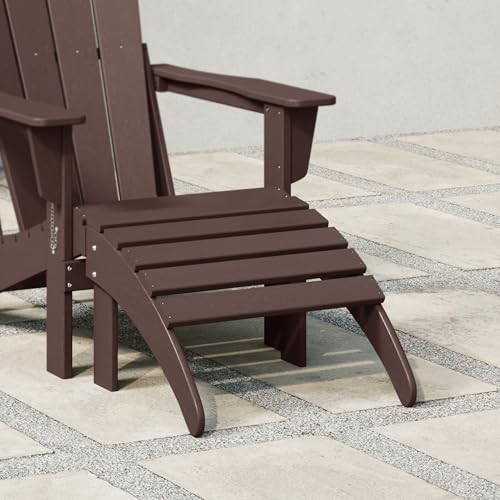 Outdoor Patio Adirondack Ottoman Foot Rest
