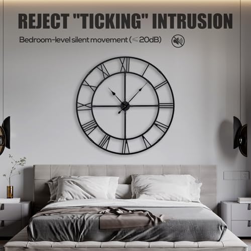 48 Inch Large Silent Wall Clock