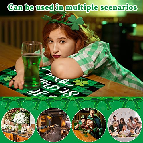 St. Patrick's Day Plastic Placemats Set of 6 Table mats 17×13×0.04in