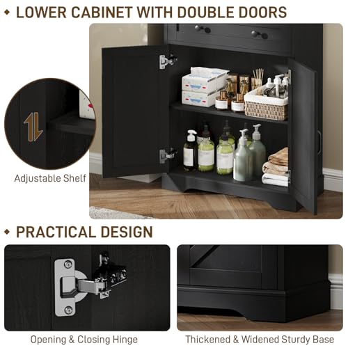 Farmhouse Bathroom Cabinet