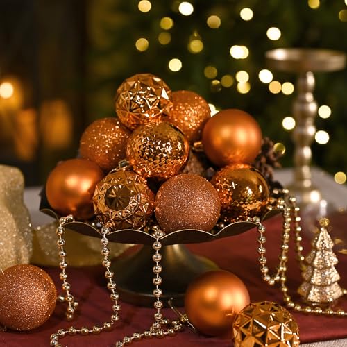 50ct Christmas Tree Decorations Ball Ornaments 2.36 Inches (50 Count)