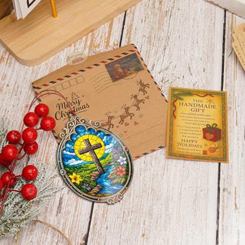 Nativity Cross Christmas Ornament 2026