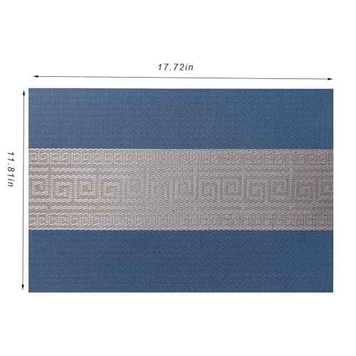 Placemats Set of 6 Washable Indoor (6 Count)