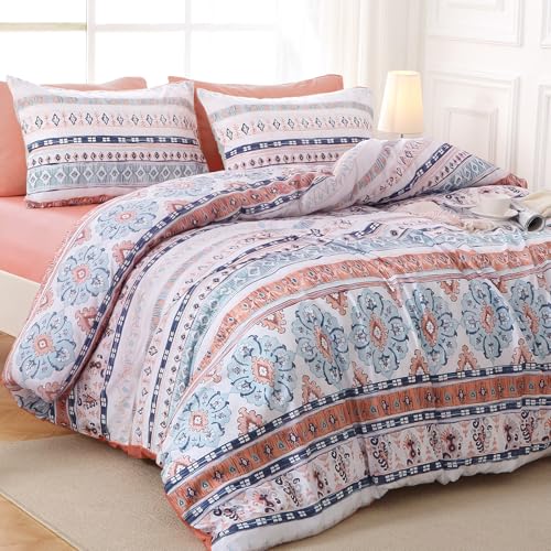 Boho Pink Full Comforter Set