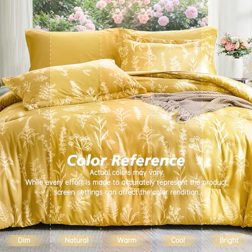 Bright Yellow Full Comforter Set