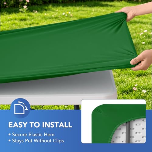 Fitted Tablecloth for 6 Foot Rectangle Tables (6 Count)