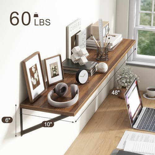 Floating Shelves 48 Inch Long (2 Count)