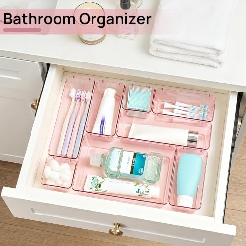 25 Pack Plastic Drawer Organizers with Non (25 Count)
