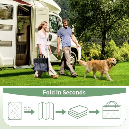Outdoor Rug Waterproof Plastic Rugs for Patio