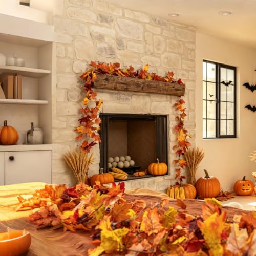 10 Pack Fall Leaf Garland (59 Foot)