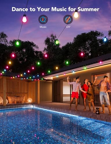 Smart Outdoor String Lights H7015 (48 Foot)