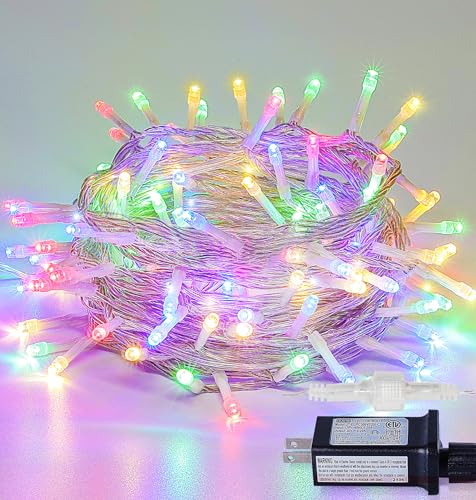 33FT 100 LED Multicolor Christmas Fairy Twinkle String Lights Indoor (33 Foot)