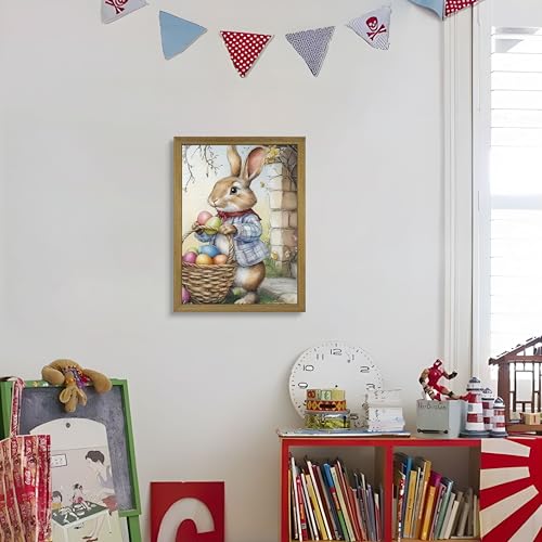 Framed Easter Bunny Wall Art