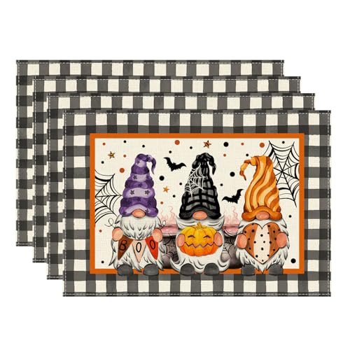 Halloween Gnome Table Runner for Table Decoration 13x108 Inch