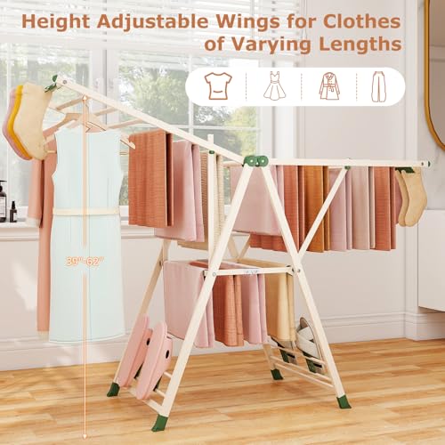 Foldable Metal Clothes Drying Rack