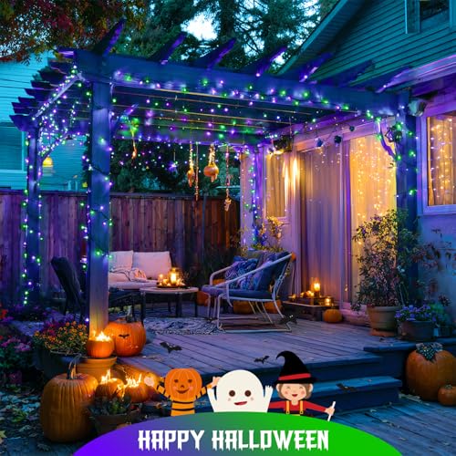 2 Pack Solar Halloween Lights (66 Foot)