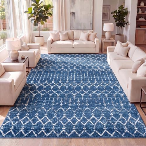 Boho Vintage Diamond Blue