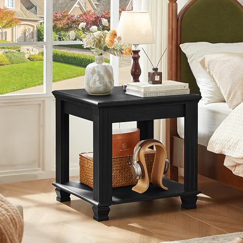 Farmhouse End Tables Set of 2 for Living Room (2 Count)