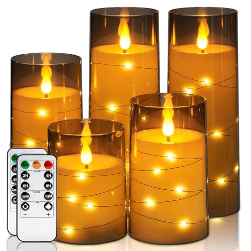 Flickering Flameless Candles (5 Count)