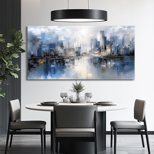 Large Wall Decor For Living Room Canvas Wall Art For Office Wall Decorations For Bedroom Abstract Watercolor Painting Artwork Room Home Decor 24x48 In