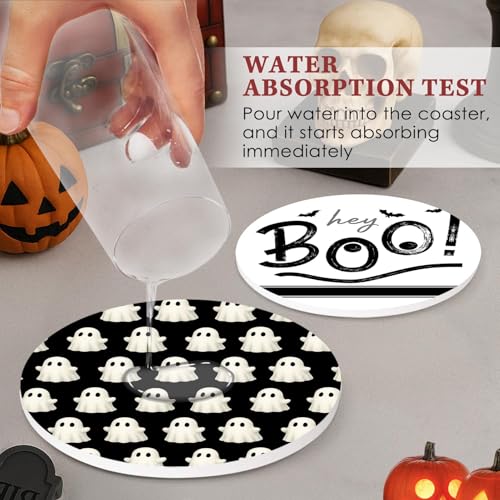 Halloween Coasters for Drinks (6 Count)