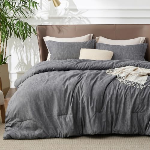 Dark Grey King Size Comforter Set