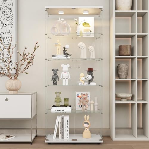 Glass Display Cabinet with LED