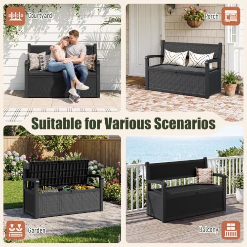80 Gallon Outdoor Storage Bench