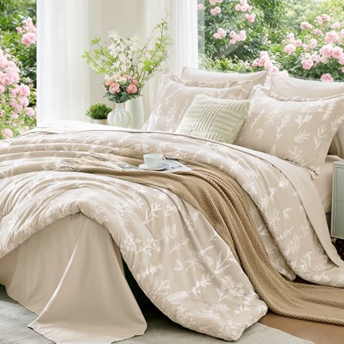 Beige King Comforter Set