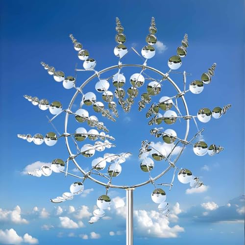Unique and Magical Metal Windmill (2 Count)