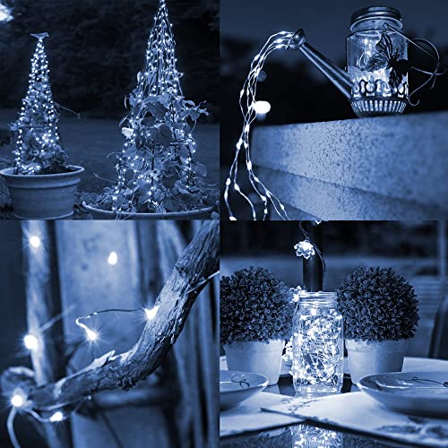 2 Pack Solar String Lights Outdoor