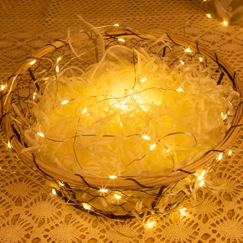 2PACK 66FT 200LEDs Fairy Lights Solar (2 Count)