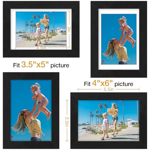 4x6 Picture Frames Set of 9 (9 Count)