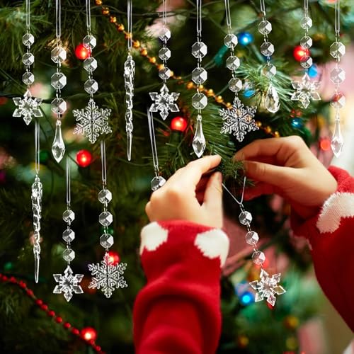 Crystal Christmas Tree Ornaments (80 Count)