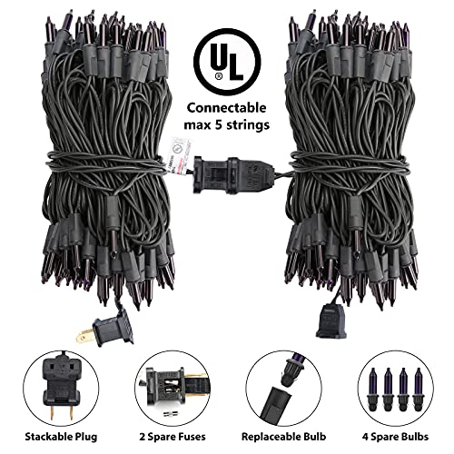 Purple Halloween Lights (33 Foot)