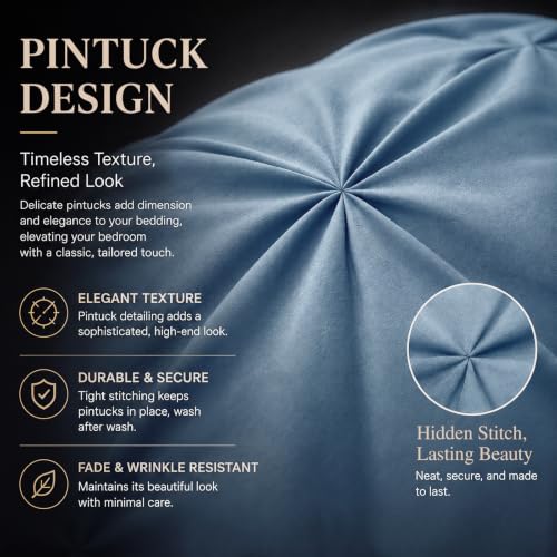 King Comforter Set Grayish Blue