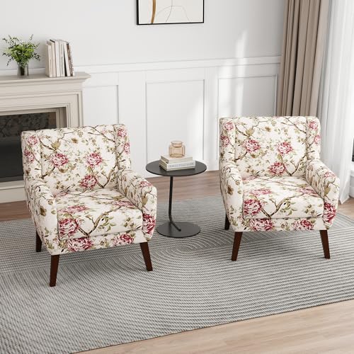 Floral Accent Chair (2 Count)
