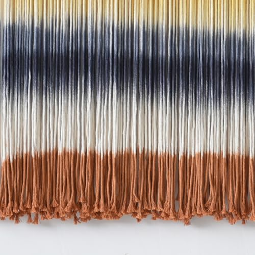 Macrame Wall Hanging Extra Large Dip Dye Boho Wall Decor 57" W*35" L