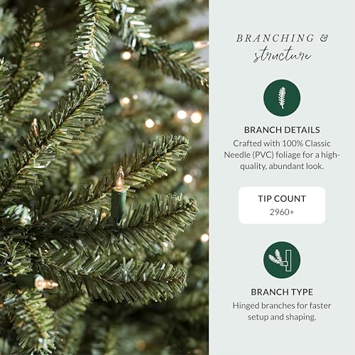 7.5ft Pre Lit Classic Blue Spruce