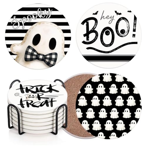 Halloween Coasters for Drinks (6 Count)