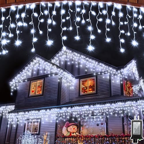 810 LED 82FT Christmas Icicle Lights
